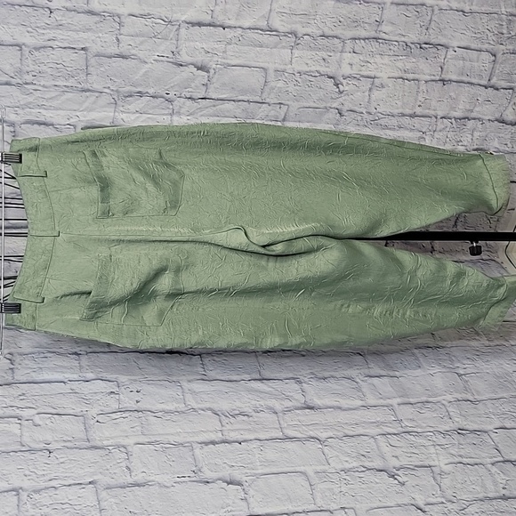 ZARA‎ Satin Jogging Trousers with a Wrinkled Effect Size XS - Picture 7 of 8